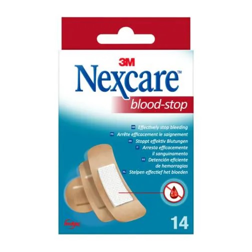 CEROTTO PREPARATO EMOSTATICI NEXCARE BLOOD STOP 14 PEZZI - Farmaciapacini.it