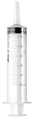 SIRINGA STERILE MONOUSO 60ML CONO CATETERE CENTRALE INJ-LIGHT SENZA AGO 1 PEZZO - Farmaciapacini.it