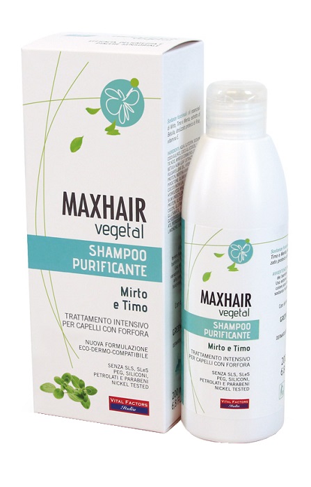 MAX HAIR VEGETAL SHAMPOO PURIFICANTE 200 ML - Farmaciapacini.it