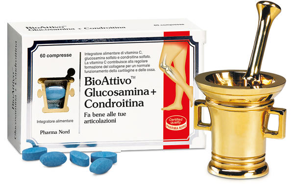 BIOATTIVO GLUCOSAMINA + CONDROITINA 60 COMPRESSE - Farmaciapacini.it