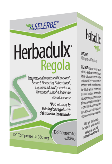 HERBADULX REGOLA 100 COMPRESSE - Farmaciapacini.it