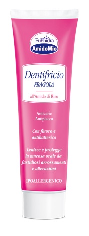 EUPHIDRA AMIDOMIO DENTIFRICIO FRAGOLA 50 ML - Farmaciapacini.it