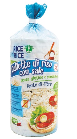 RICE&RICE GALLETTE DI RISO CON SALE SENZA LIEVITO 100 G - Farmaciapacini.it