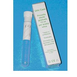 PROVETTA STERILE URIN CARE 12ML IN POLISTIROLO TRASPARENTE, GRADUATA, CON TAPPO BIANCO INTERNO A PRESSIONE, SINGOLARMENTE ASTUCCIATA E CORREDATA DI ETICHETTA AUTOADESIVA - Farmaciapacini.it