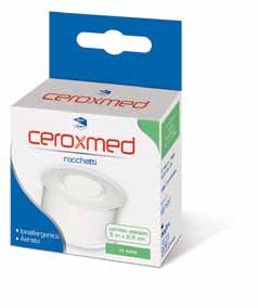 CEROTTO ADESIVO IN ROCCHETTO CEROXMED IN SETA AERATO IPOALLERGENICO BIANCO 500X2,5 CM 1 PEZZO - Farmaciapacini.it