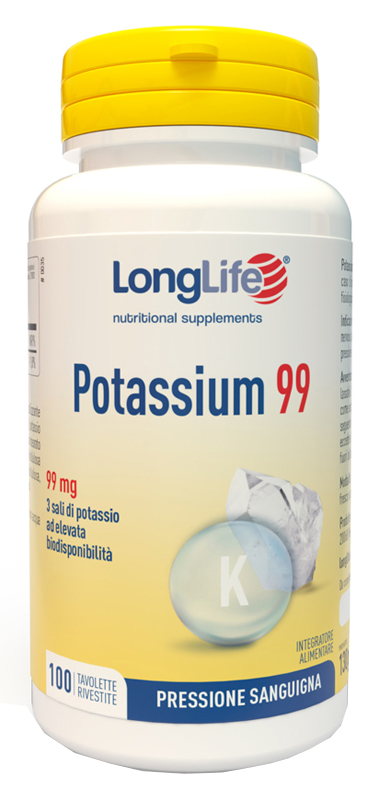 LONGLIFE POTASSIUM 99 100 TAVOLETTE RIVESTITE - Farmaciapacini.it