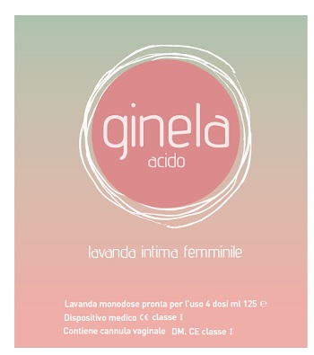 LAVANDA INTIMA FEMMINILE GINELA ACIDO 4 DOSI X 125 ML + CANNULA VAGINALE - Farmaciapacini.it