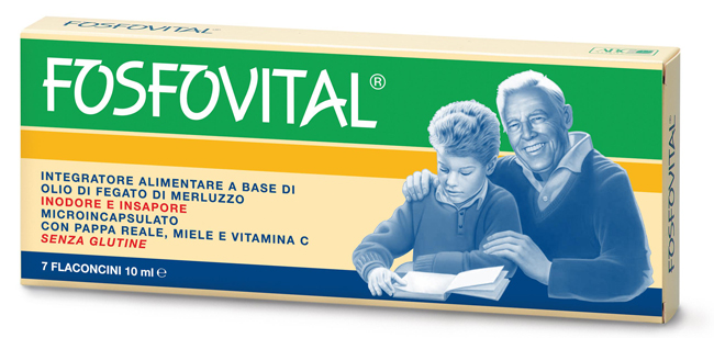 FOSFOVITAL OLIO FEGATO DI MERLUZZO 7 FLACONCINI - Farmaciapacini.it
