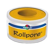 CEROTTO IN ROCCHETTO MASTER-AID ROLLPORE TESSUTO NON TESSUTO 5X5 - Farmaciapacini.it