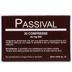 PASSIVAL ESTRATTO ERBORISTICO 20 COMPRESSE - Farmaciapacini.it
