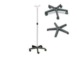PIANTANA PER FLEBO CON RUOTE PER LA CAMERA DEL MALATO ARTICOLO 4280 - Farmaciapacini.it