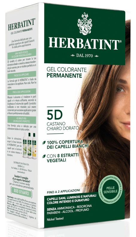 HERBATINT 5D CASTANO CHIARO DORATO 150 ML - Farmaciapacini.it
