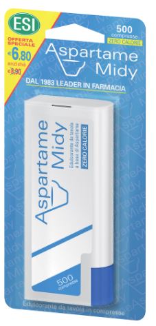 ESI ASPARTAME MIDY 500 COMPRESSE CON DISPENSER - Farmaciapacini.it