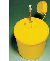 CONTENITORE DI SICUREZZA ECOLOGICO PROGETTATO PER EVITARE IL CONTAGIO PROFESSIONALE DA HIV. REALIZZATO IN POLIPROPILENE PUO' ESSERE STERILIZZATO - Farmaciapacini.it