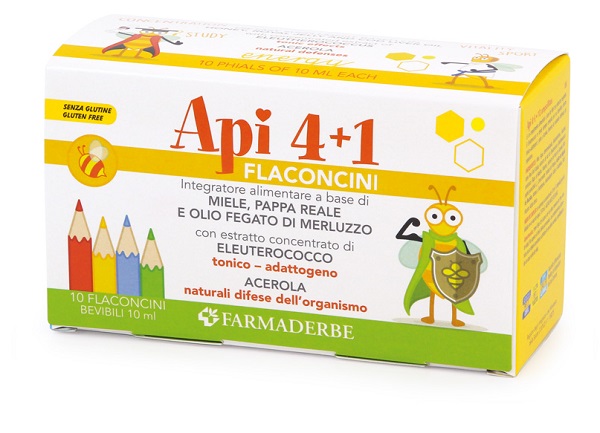 APIQUATTRO + 1 10 FLACONCINI DA 10 ML - Farmaciapacini.it