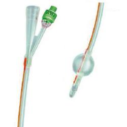 CATETERE FOLEY IN SILICONE TRASPARENTE A 2 VIE CON PALLONCINO 5-10ML DIAMETRO CH18 6,00MM LUNGHEZZA 40CM - Farmaciapacini.it