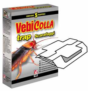 DISINFESTANTE PER SCARAFAGGI VEBICOLLA TRASPARENTE 5 PEZZI - Farmaciapacini.it