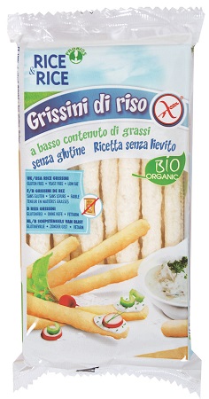 RICE&RICE GRISSINI DI RISO 100% 100 G SENZA LIEVITO - Farmaciapacini.it