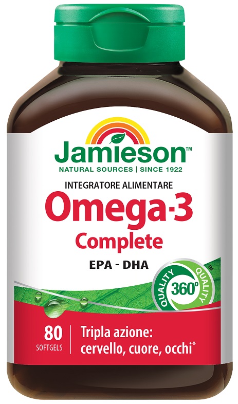 OMEGA 3 COMPLETE JAMIESON 80 PERLE - Farmaciapacini.it