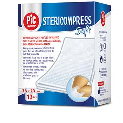 STERICOMPRESS SOFT XL GARZA TNT 18X40CM 12 PEZZI - Farmaciapacini.it