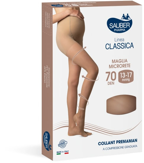 SAUBER COLLANT 70 DENARI PREMAMAN MAGLIA MICRORETE NEUTRO BEIGE 3 LINEA CLASSICA - Farmaciapacini.it
