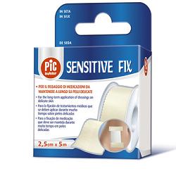 CEROTTO IN ROCCHETTO PIC SENSITIVE FIX SETA 5X500 CM CON FUSTELLA - Farmaciapacini.it