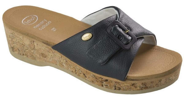 WAPPY LEATHER WOMENS MEMORY CUSHION NAVY BLUE 37 - Farmaciapacini.it