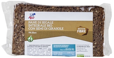 FSC BIOFIBRE+ PANE DI SEGALE INTEGRALE CON SEMI DI GIRASOLE BIOLOGICO AD ALTO CONTENUTO DI FIBRE 500 G - Farmaciapacini.it