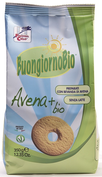 FSC BUONGIORNOBIO BISCOTTI ALL'AVENA+ BIO VEGAN SENZA LATTE 350 G - Farmaciapacini.it