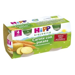 HIPP BIO HIPP BIO OMOGENEIZZATO CAROTE CON PATATE 2X80 G - Farmaciapacini.it