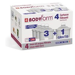 BODYFORM CARTUCCE FILTRANTI 4 PEZZI - Farmaciapacini.it