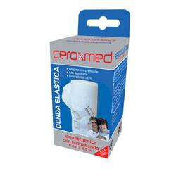 BENDA ELASTICA CEROXMED 10X450 CM CON GANCIO 1 PEZZO - Farmaciapacini.it