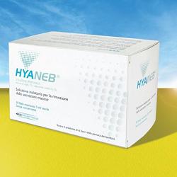 SOLUZIONE IPERTONICA DA NEBULIZZARE HYANEB SODIO CLORURO 7%  ACIDO IALURONICO 0,1% 30 FIALE 5 ML - Farmaciapacini.it