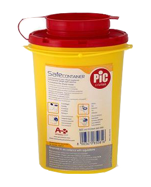 CONTENITORE DI SICUREZZA PER TALGIENTI PIC CAPACITA' 0,6 LITRI ARTICOLO 00022994000000 1 PEZZO - Farmaciapacini.it