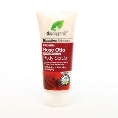 DR ORGANIC ROSE OTTO ROSA BODY SCRUB CORPO 200 ML - Farmaciapacini.it