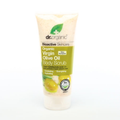 DR ORGANIC VIRGIN OLIVE OIL OLIO DI OLIVA BODY SCRUB CORPO 200 ML - Farmaciapacini.it
