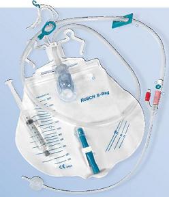 CATETERE IN SILICONE SCANALATO PROFILCATH PRECONNESSO CH14 LUNGHEZZA 40CM + SACCA DI DRENAGGIO DA 2000ML GRADUATA CON TUBO DI SCARICO ELASTICO E CHIUSURA A MORSETTO - Farmaciapacini.it
