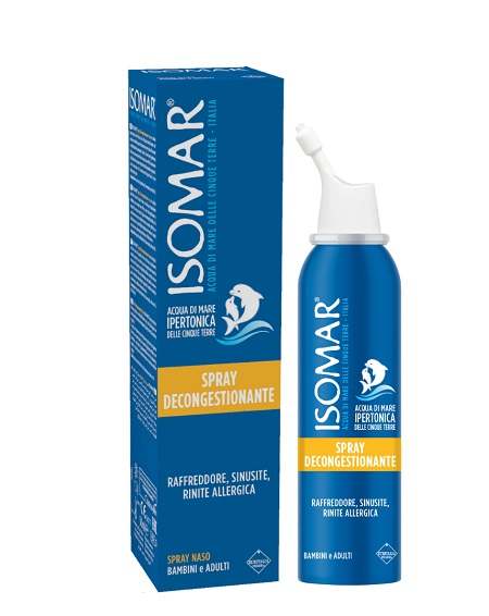 ISOMAR NASO CHIUSO SOLUZIONE ACQUA DI MARE IPERTONICA PER DECONGESTIONE NASO CHIUSO 50 ML - Farmaciapacini.it