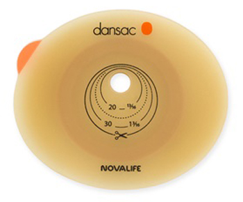 PLACCA PER COLO ILEO ED UROSTOMIA DANSAC NOVALIFE2 55MM RITAGLIABILE 10-47 - Farmaciapacini.it
