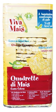 VIVA MAIS QUADRETTE DI MAIS SENZA SALE E SENZA LIEVITO 130 G - Farmaciapacini.it