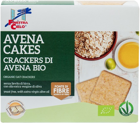 FSC AVENACAKES CRACKERS DI AVENA BIO VEGAN SENZA LIEVITO DI BIRRA CON OLIO EXTRAVERGINE DI OLIVA 250 G - Farmaciapacini.it