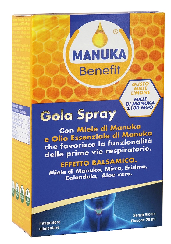 MANUKA BENEFIT GOLA SPRAY 20 ML - Farmaciapacini.it