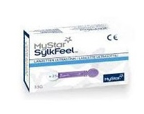 LANCETTE PUNGIDITO MYSTAR SYLKFEEL LANCETS 33 GAUGE 25 PEZZI - Farmaciapacini.it