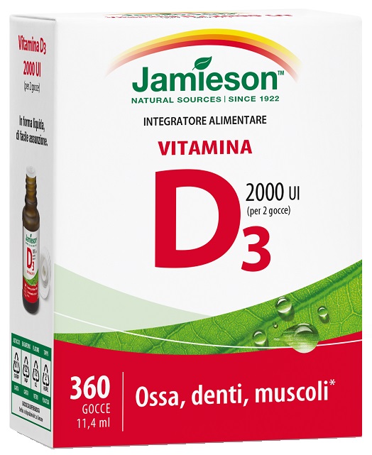 JAMIESON VITAMINA D GOCCE 11,4 ML - Farmaciapacini.it