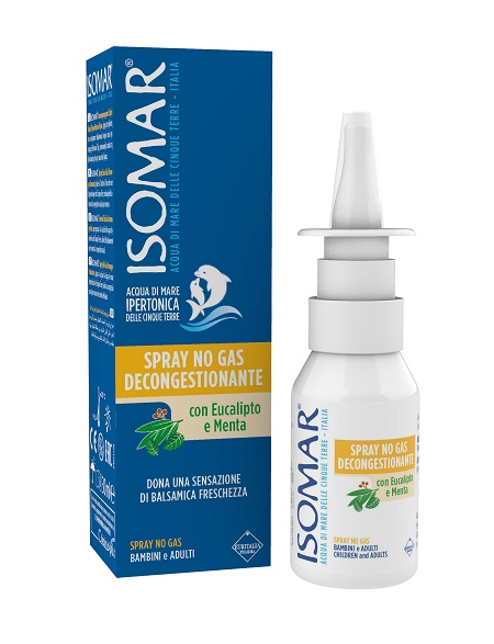 ISOMAR SOLUZIONE ACQUA MARE NASO IPERTONICA NASO SPRAY DECONGESTIONANTE 30 ML - Farmaciapacini.it