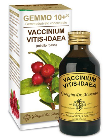 GEMMO 10+ MIRTILLO ROSSO LIQUIDO ANALCOLICO 100 ML - Farmaciapacini.it