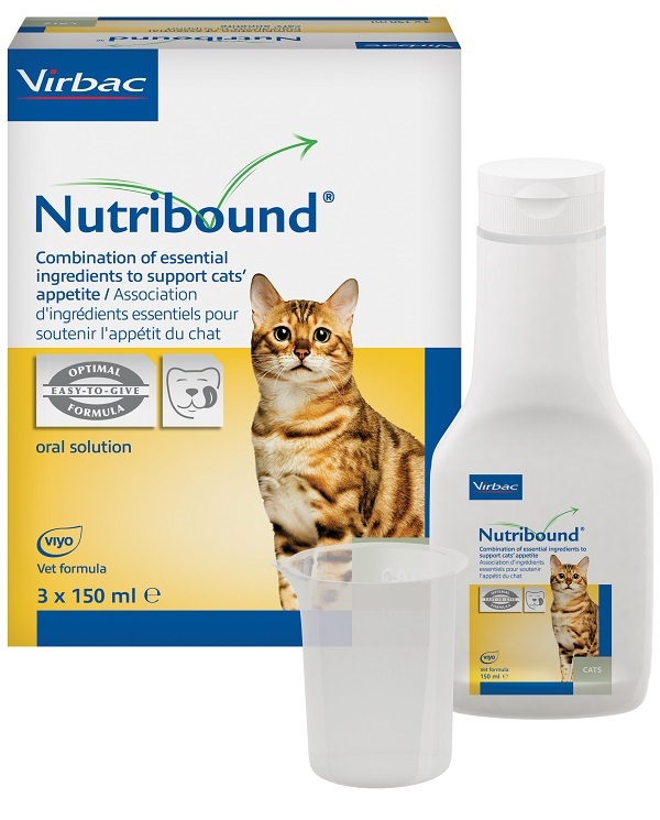 NUTRIBOUND SOLUZIONE ORALE APPETIBILE PER GATTO 3 FLACONI DA 150 ML - Farmaciapacini.it
