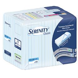TRAVERSA SALVAMATERASSO PER INCONTINENZA SERENITY CLASSIC ALOE 80X180CM 15 PEZZI FARMABILITY - Farmaciapacini.it