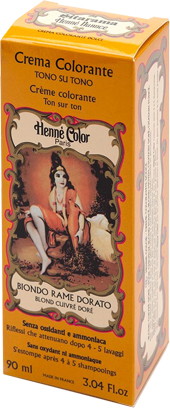 HENNE NUANCE BIONDO RAME DORATO CREMA HENNE COLOR CREMA COLORANTE PRONTA ALL'USO - Farmaciapacini.it