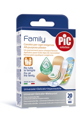 CEROTTO PIC STRIP FAMILY 20 PEZZI ANTIBATTERICO CON TAMPONE - Farmaciapacini.it